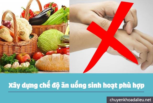 Xây dựng chế độ ăn uống sinh hoạt cho bệnh tổ đỉa