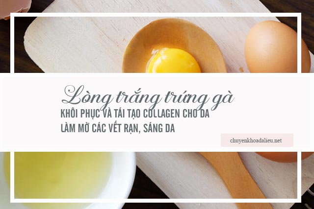 Lòng trắng trứng gà trị rạn da khi mang thai