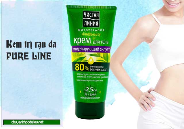 Kem trị rạn da Pure Line của Nga