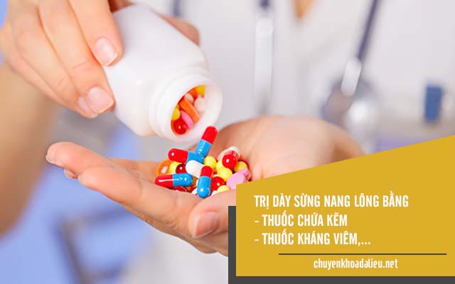 chữa bệnh dày sừng nang lông bằng thuốc tây