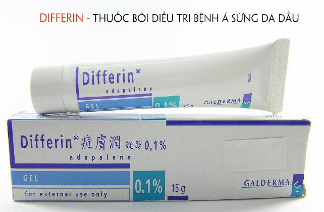 Differin là thuốc điều trị á sừng da đầu