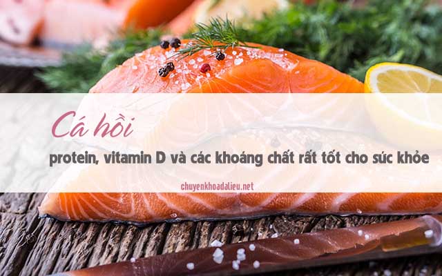 cá hồi là thực phẩm dứt điểm cơn ngứa, nổi mề đay