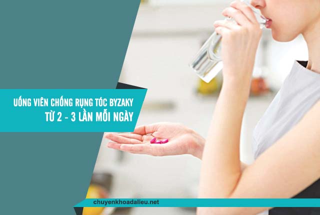 cách sử dụng viên chống rụng tóc Byzaky 