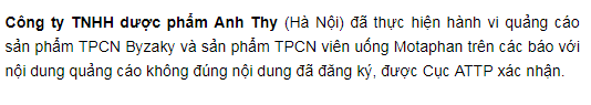 thông tin về viên chống rụng tóc Byzaky