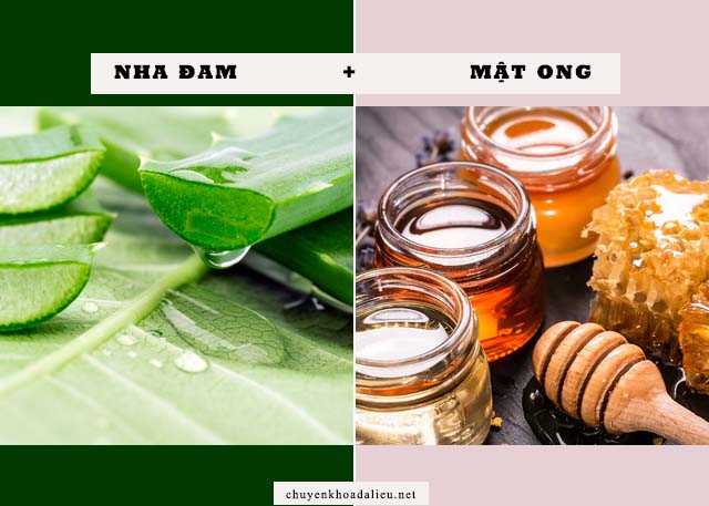 cách chữa viêm lỗ chân lông bằng nha đam và mật ong