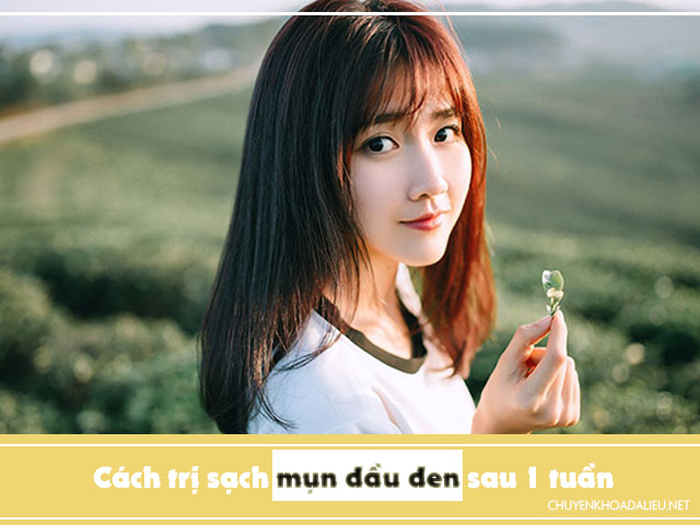 cách trị mụn đầu đen