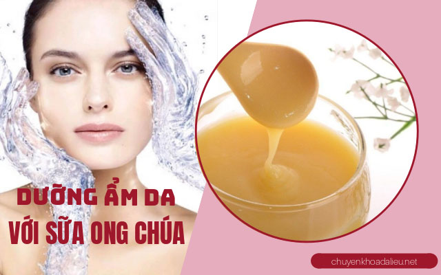 sữa ong chúa có tác dụng dưỡng ẩm da