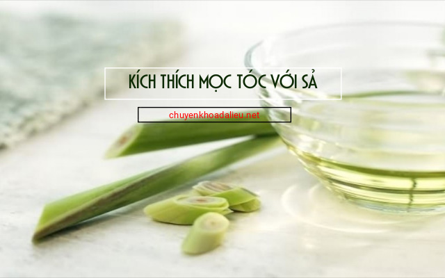 Sả có thể kích thích mọc tóc