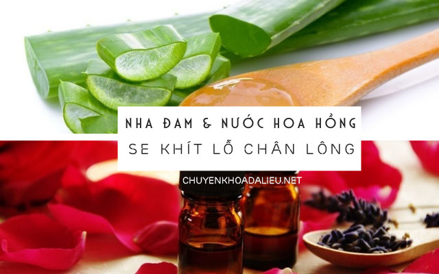 cách làm se khít lỗ chân lông bằng nha đam