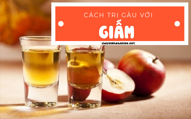 cách trị gàu tại nhà bằng giấm