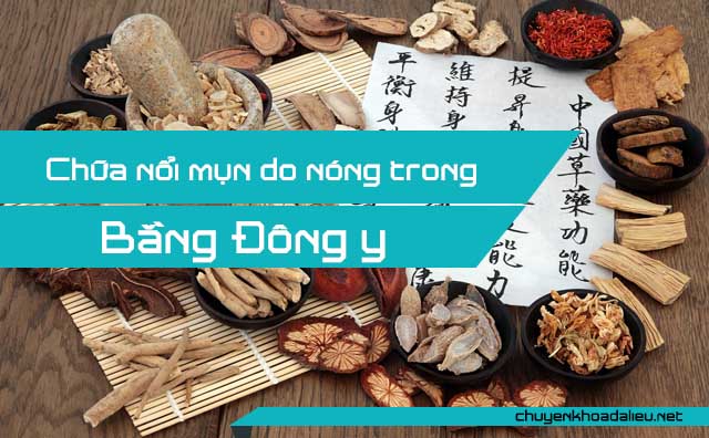 Chữa mụn do nóng trong bằng bài thuốc Đông y