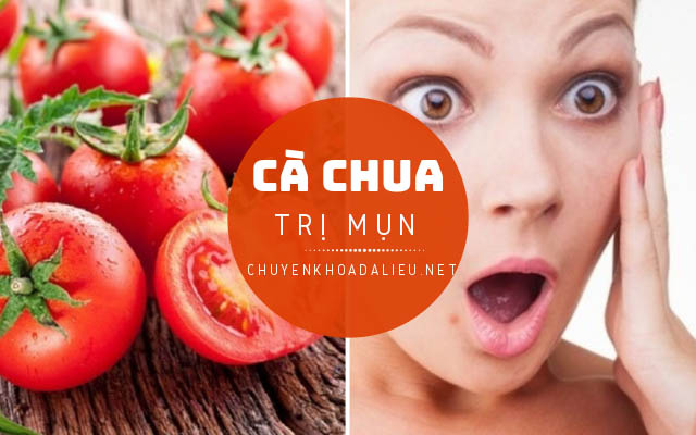 mặt nạ cà chua trị mụn