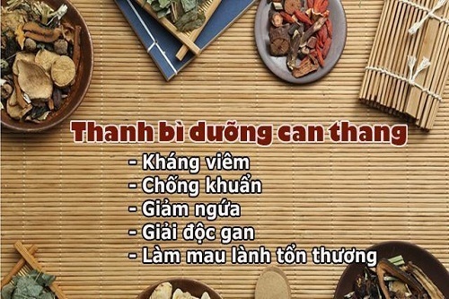 Bài thuốc Thanh bì Dưỡng can thang điều chế từ dược liệu sạch 100%