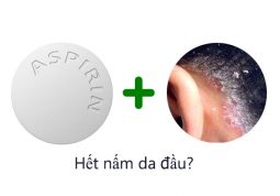 Aspirin trị nấm da đầu?