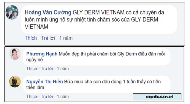 Đánh giá của người dùng về kem trị rạn da Gly Derm