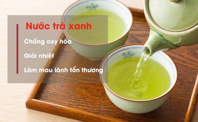 Cách chữa dị ứng thời tiết bàng trà xanh