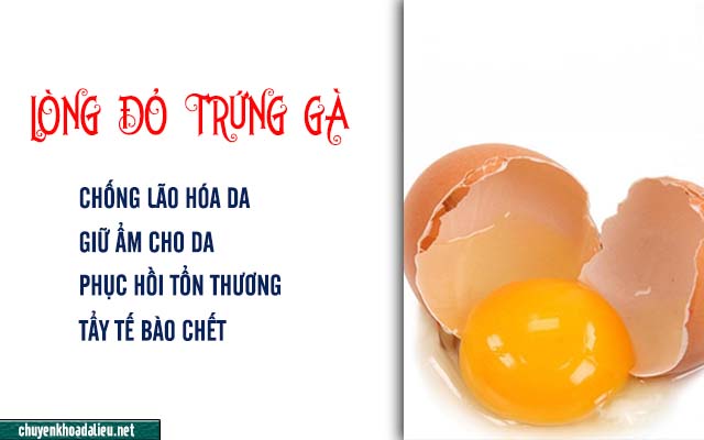 công dụng chữa vẩy nến bằng lòng đỏ trứng gà