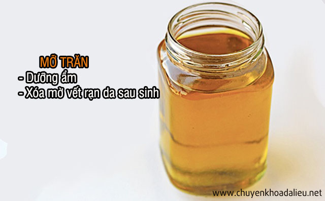 cách trị rạn da sau sinh hiệu quả bằng mỡ trăn