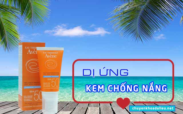 Dị ứng kem chống nắng