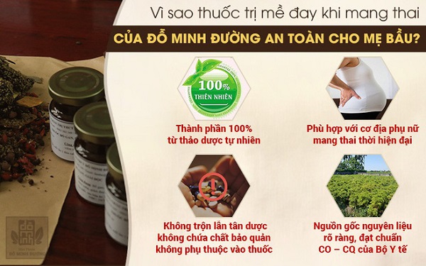 Những ưu điểm của bài thuốc nam chữa mề đay khi mang thai của Đỗ Minh Đường