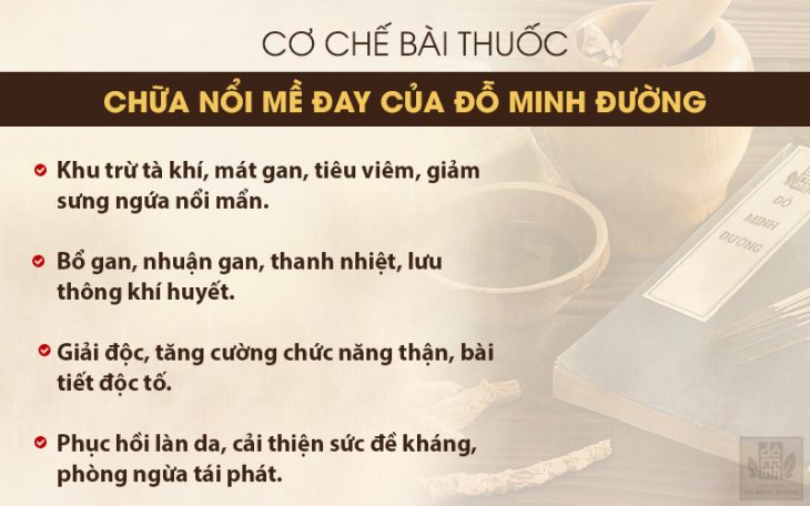 Hiệu quả tác động từ bài thuốc chữa mề đay cholinergic của Đỗ Minh Đường