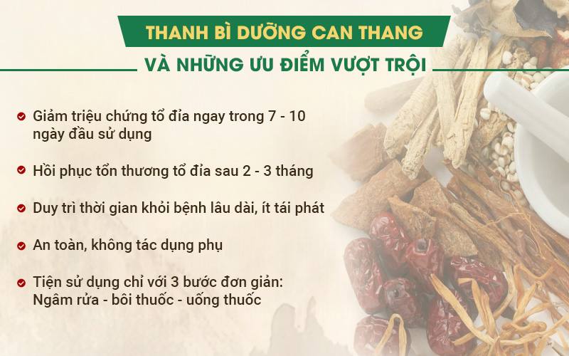 Thanh bì Dưỡng can thang và những ưu điểm