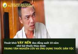 Thoát khỏi vảy nến nhờ Trung tâm Thuốc dân tộc