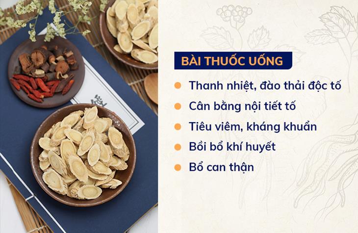 Tác dụng bài thuốc uống