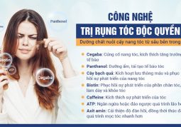 Công nghệ trị rụng tóc độc quyền - Dưỡng chất nuôi cấy nang tóc từ sâu bên trong