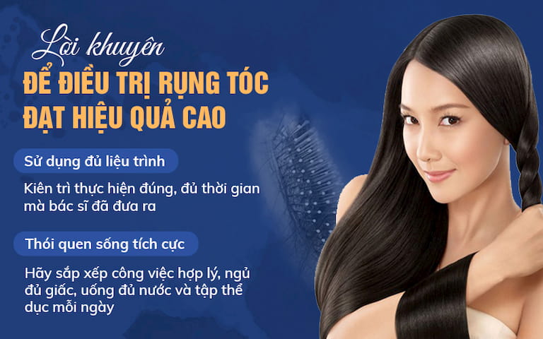 Lời khuyên để điều trị rụng tóc đạt hiệu quả cao