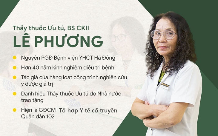 Bác sĩ Lê Phương có kinh nghiệm và chuyên môn sâu rộng