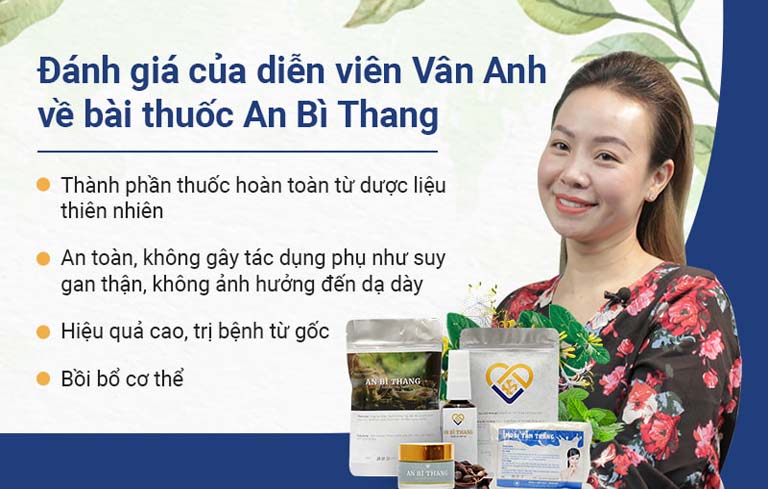 Đánh giá của diễn viên Vân Anh về bài thuốc An Bì Thang