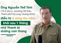 Các triệu chứng bệnh của ông tình được cải thiện rõ rệt sau 1 tháng