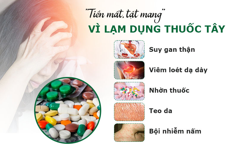 Lạm dụng thuốc Tây có thể gây ra những biến chứng nặng nề