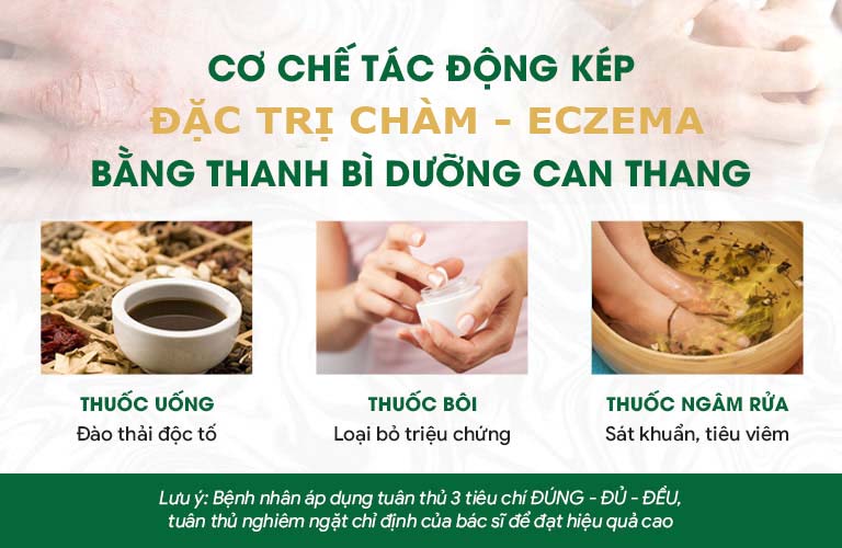 Thanh bì dưỡng can thang – điều trị chàm toàn diện, hiệu quả