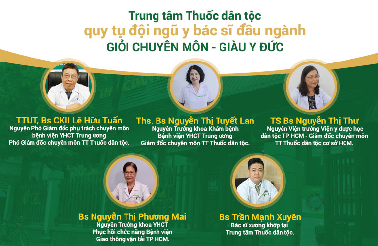 Đơn vị quy tụ đội ngũ chuyên gia đầu ngành kinh nghiệm, hết lòng vì người bệnh