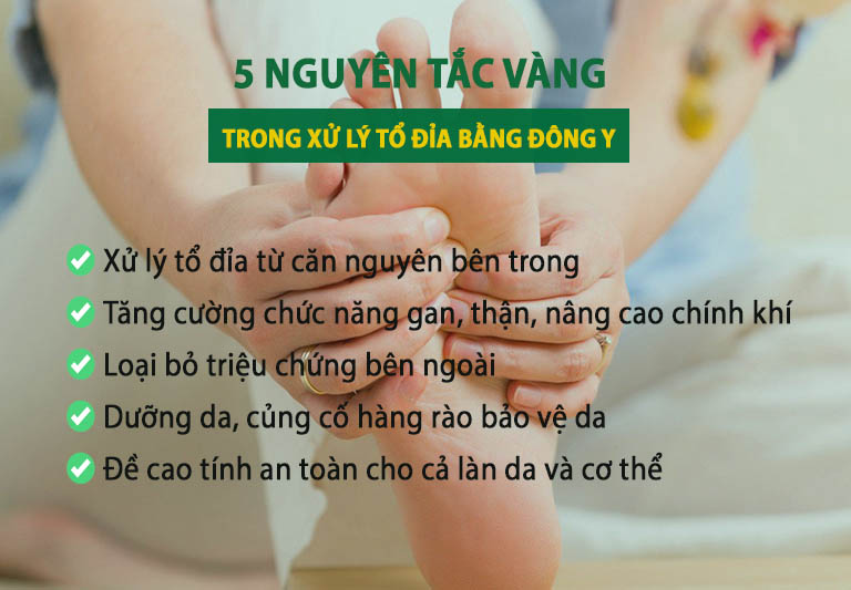 Nguyên tắc xử lý bệnh tổ đỉa bằng Đông y